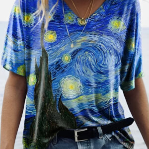 Jane - T-Shirt mit Sternenhimmel