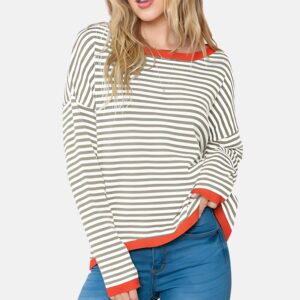Martha - Stribet Pullover