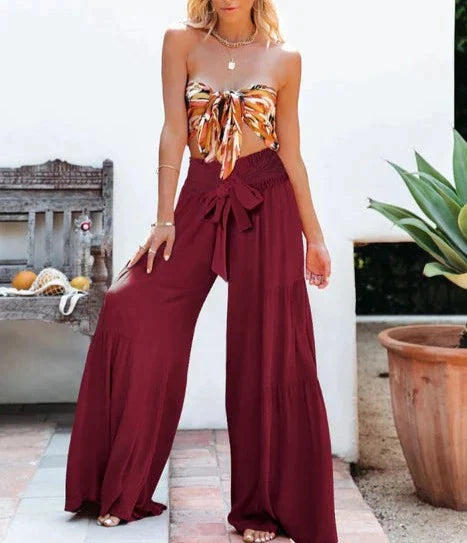 LAUREN – Plisseered-Bukser mit elastischem Futter - Image 3