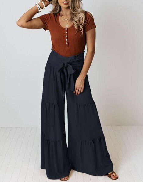 LAUREN – Plisseered-Bukser mit elastischem Futter - Image 6