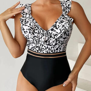 LOTTA - Badedragt mit Leopardenmuster