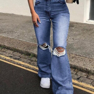 MOLLY - Jeans mit Knöchelriemen