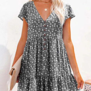 LAYLA - Blomstret kjole