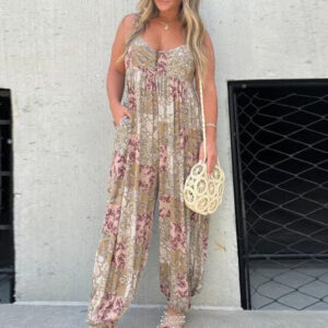 SKYLAR - Løstsiddende, et-delt strampler med blyant