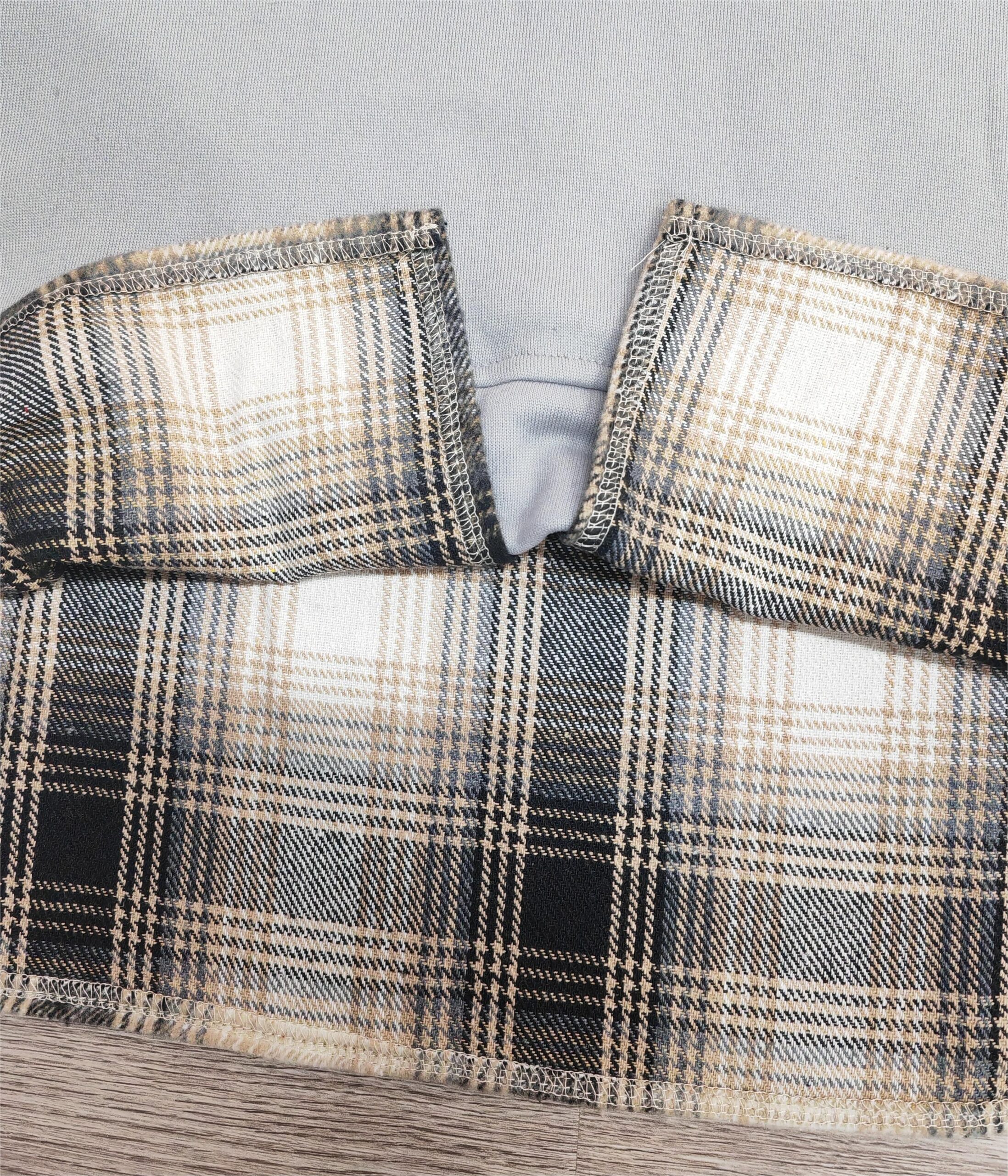 April - Behagelig langærmet Patchwork-Sweatshirt - Image 14