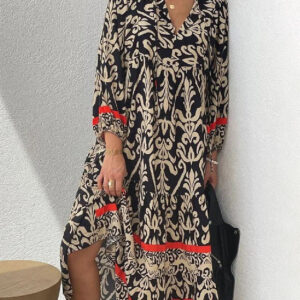 Elodie – Langärmliges Lied mit V-udskæring