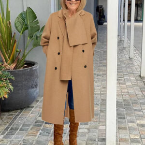 Yula – Übergroße Winterhalskette Lang Frakke