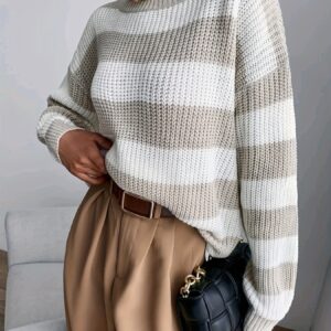 Maxine – Behagelig gestreifter Pullover