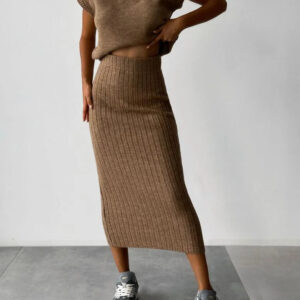 Adele - Strik-sæt uden ærmer