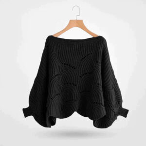 Emma – Strickpullover mit Flagermusving