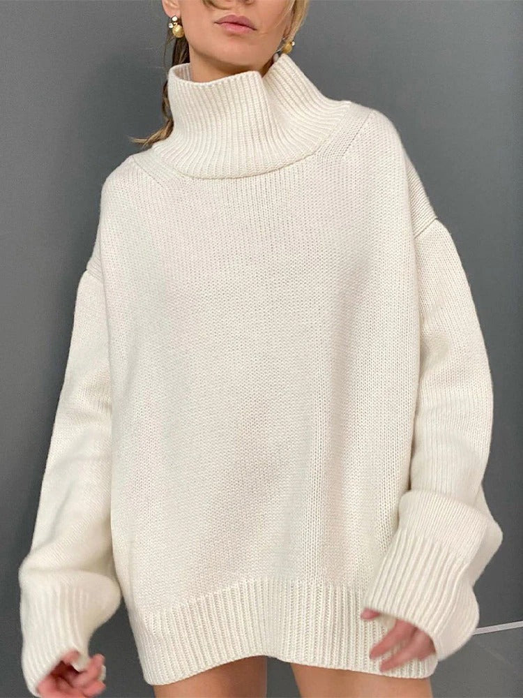 Agatha – Afslappet, løs rullekravesweater - Image 4