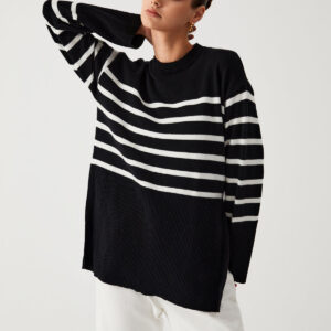 Gilda – Übergroßer Pullover mit Streifen