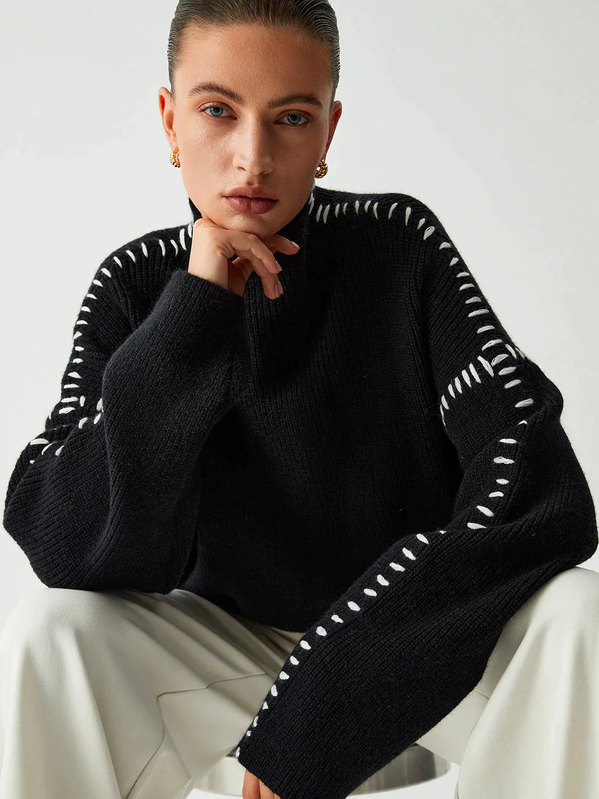 Eva - Strikket Pullover - Image 4