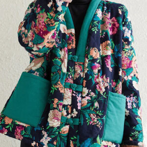 Jessa -Jacke mit Blumen und Boho-Print