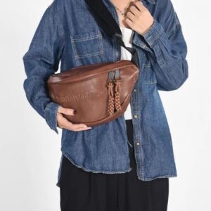 Delly - Brystlomme i läder