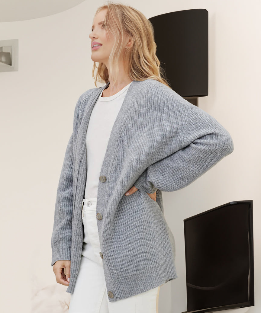 Emelina – Cocoon-Cardigan aus Kaschmir - Image 8