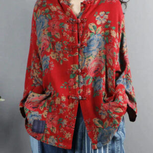 Mabel - Frakker mit rotem Druck und kinetischem Stil