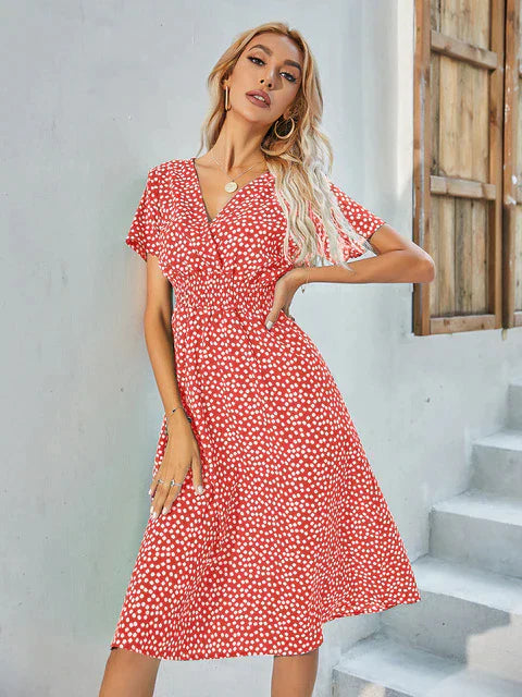 HAZEL - A-formige kortærmet kjole - Image 3