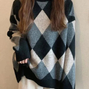 Eunice – Pullover mit Halsausschnitt und Ternet-Monster