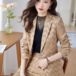 Minnie – Damen-Blazer mit Streifenmuster