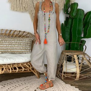 AMELIE – Rygløs-Overall mit Knuder