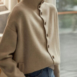 Elen – Rullekravesweater mit Nackenschutz