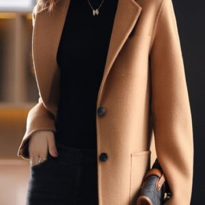 Doris - Efterårs- und Winterblazer und vierzigkettiger Tweed für die Dame