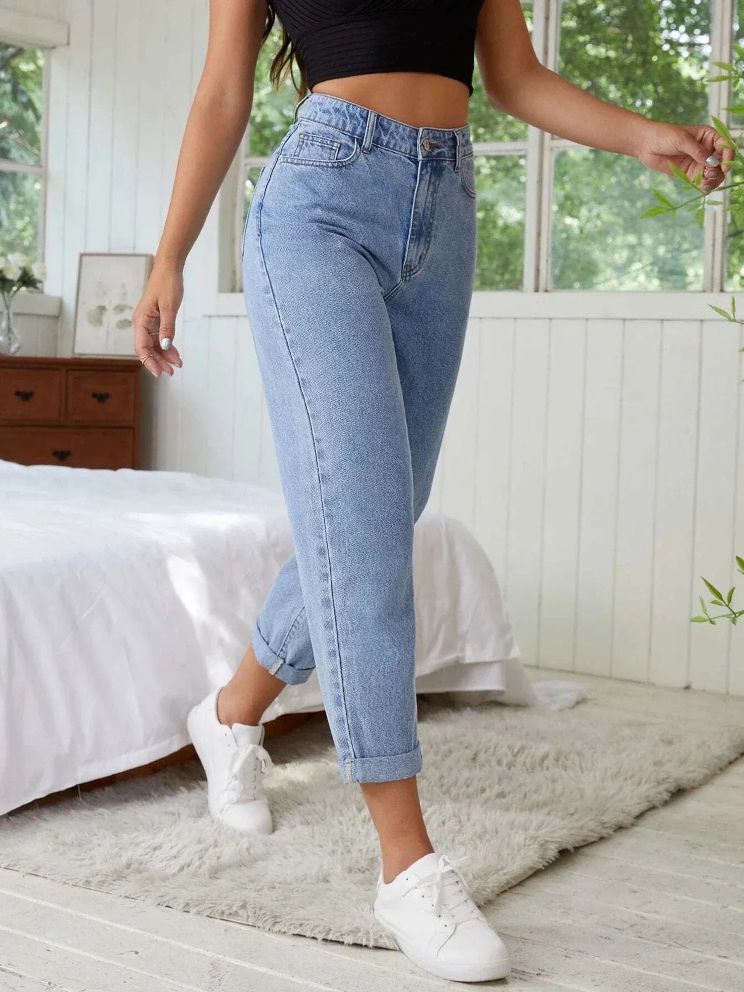 LILY - Stretch-Ankeljeans - Image 3