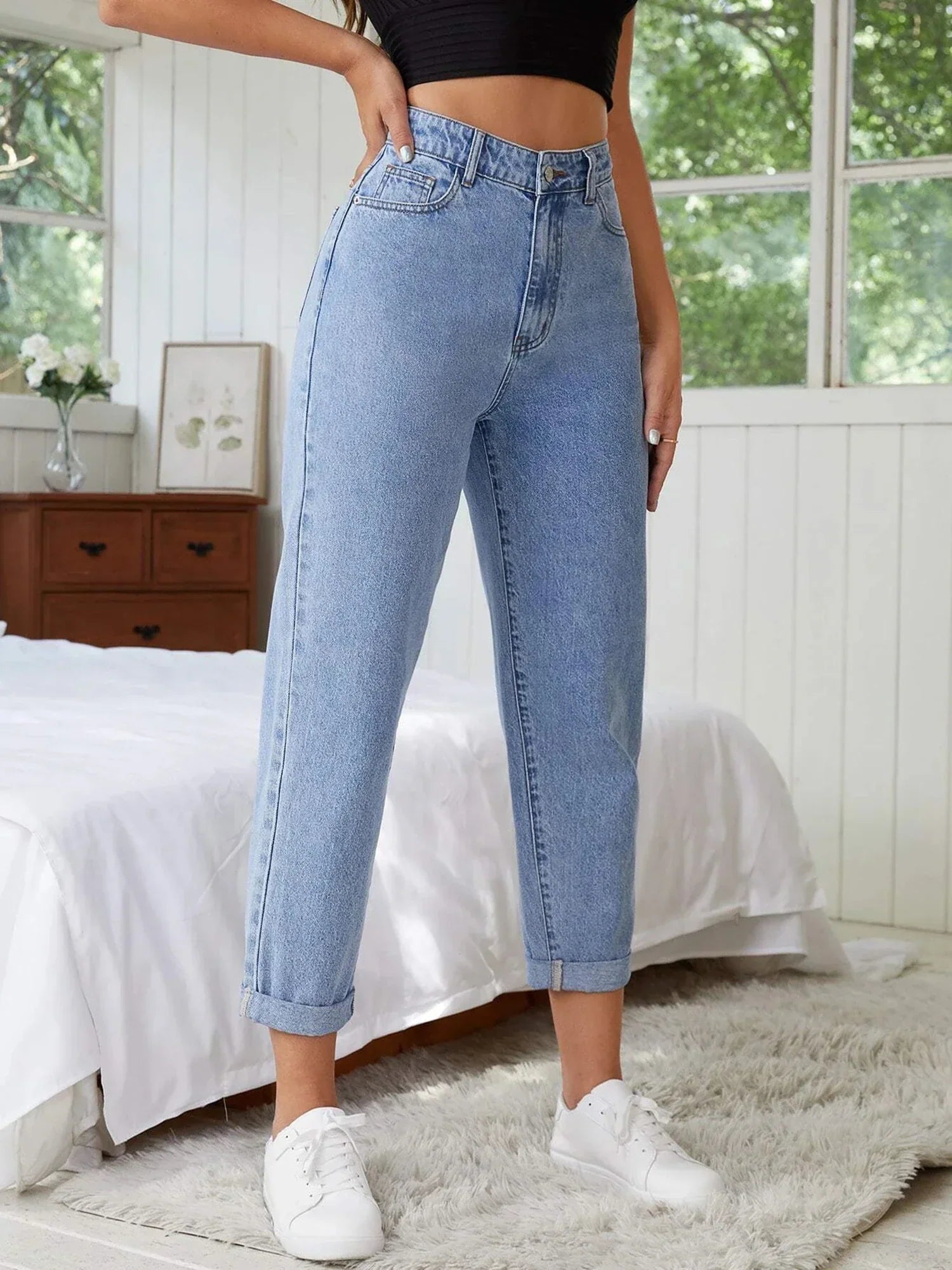 LILY - Stretch-Ankeljeans - Image 4