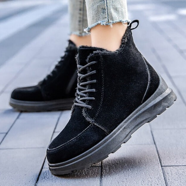 Cordelia - Damestøvler i imiteret ruskind - Image 6