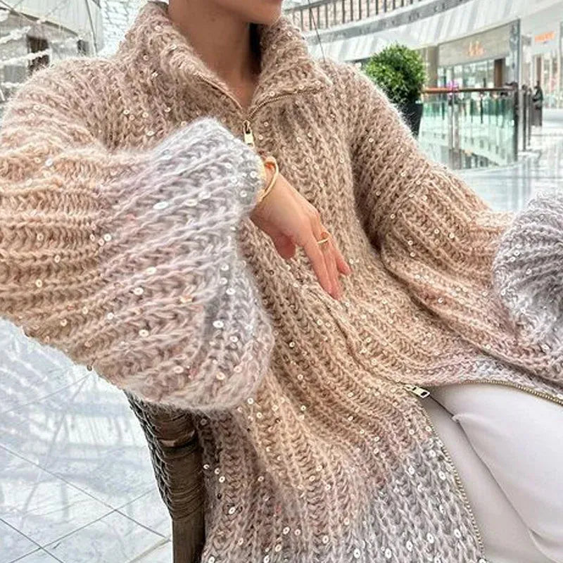 Lucille – Stilfuld Glitzerpullover - Image 3