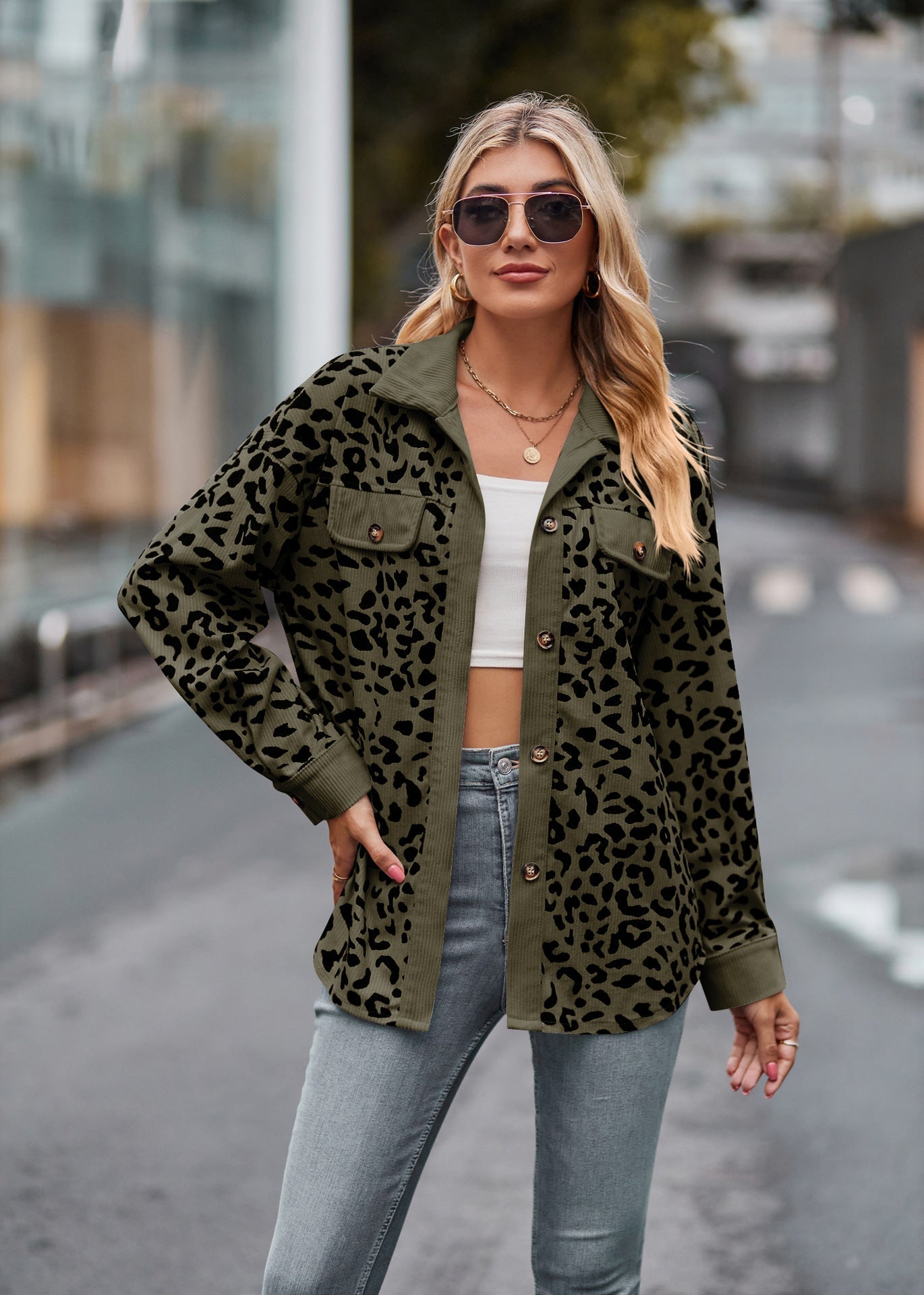 PEYTON - Modisch bedruckte Jacke