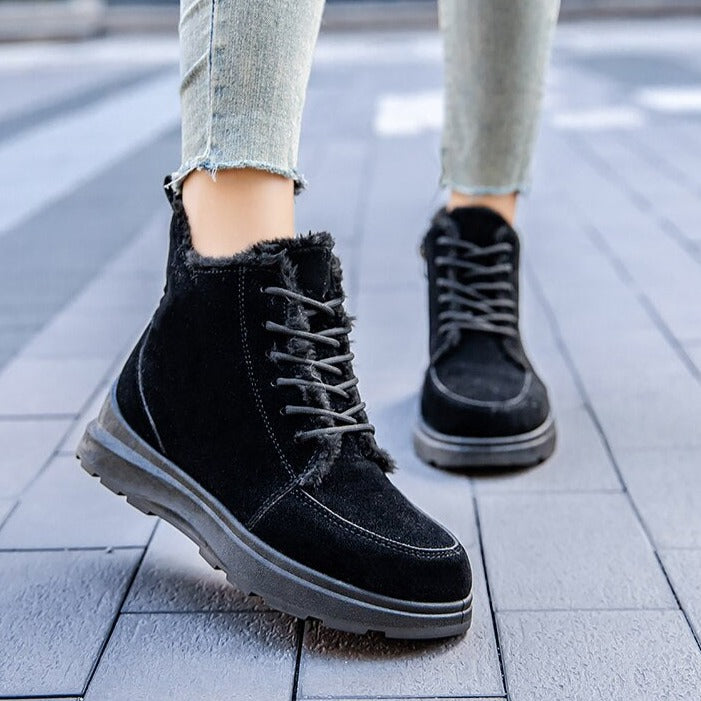 Cordelia - Damestøvler i imiteret ruskind - Image 3