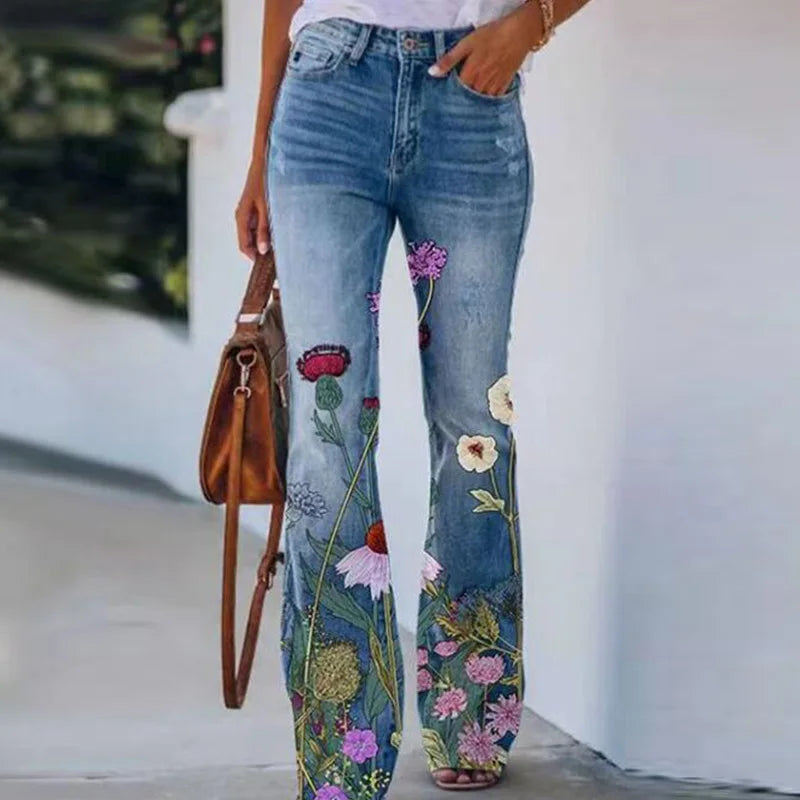 Ada - Jeans mit Blumenmuster - Image 6