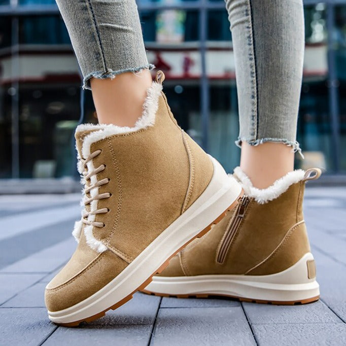 Cordelia - Damestøvler i imiteret ruskind - Image 4