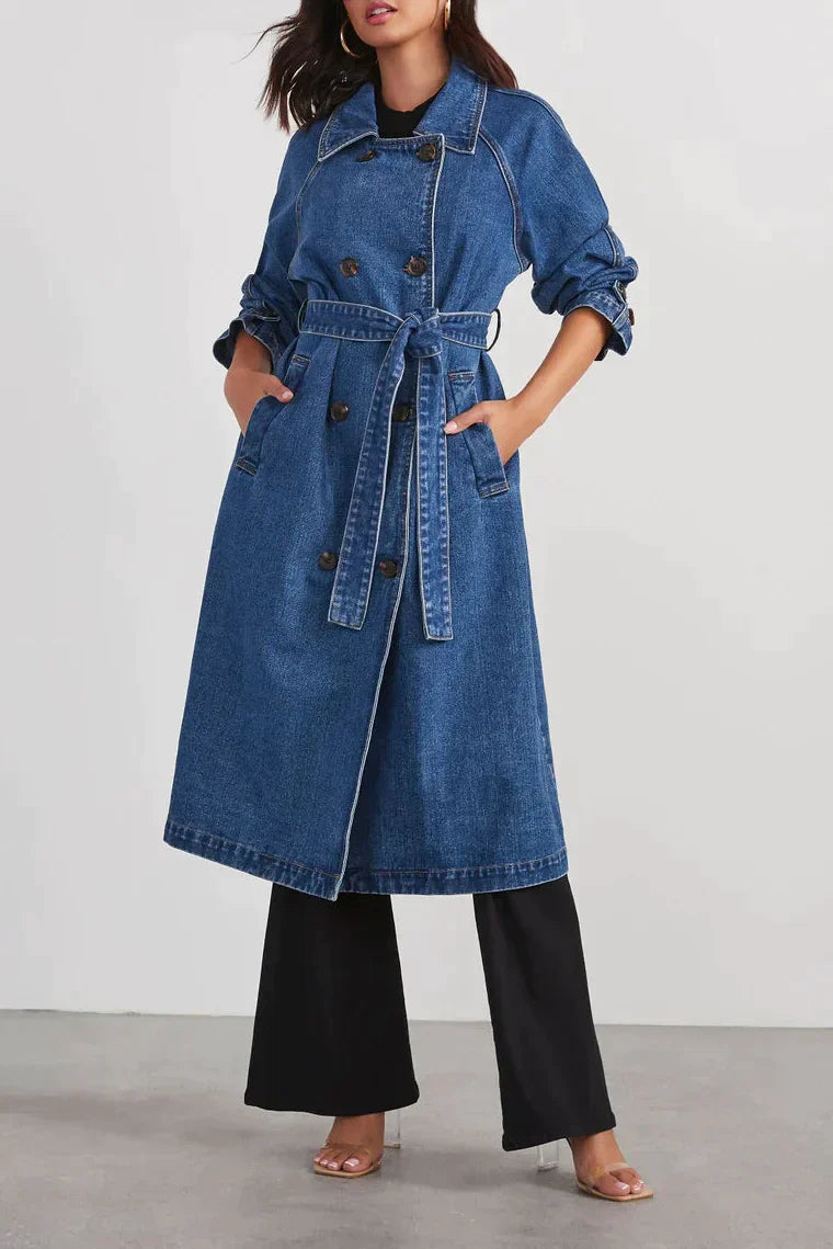 Hazel - Denim-Jacke mit Fransen - Image 3