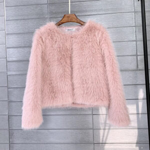 Selma - Pels frakke lavet af plys