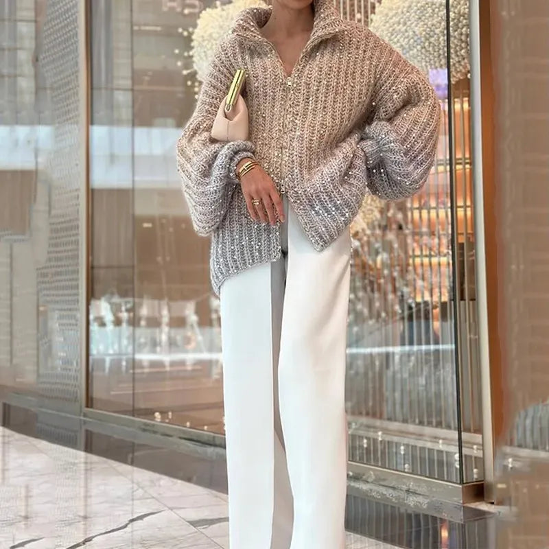Lucille – Stilfuld Glitzerpullover