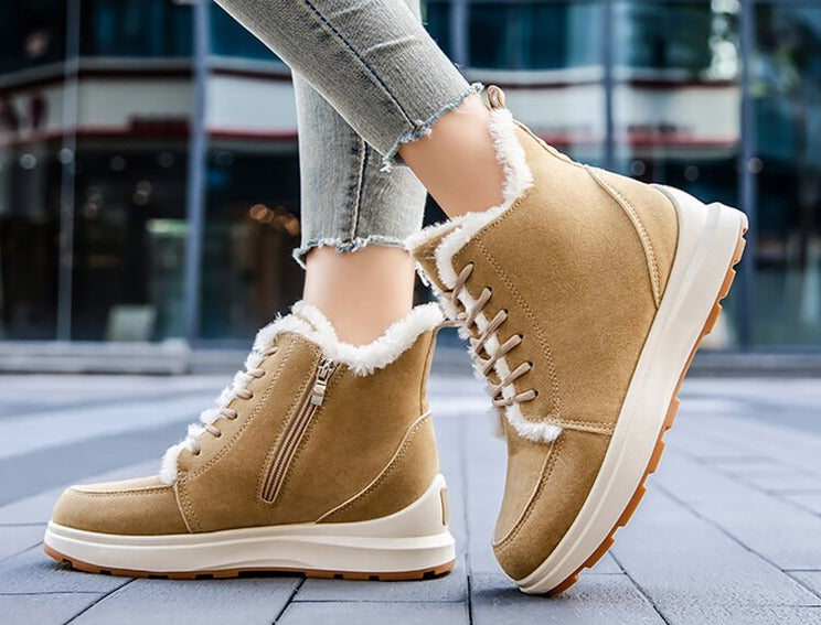 Cordelia - Damestøvler i imiteret ruskind - Image 5