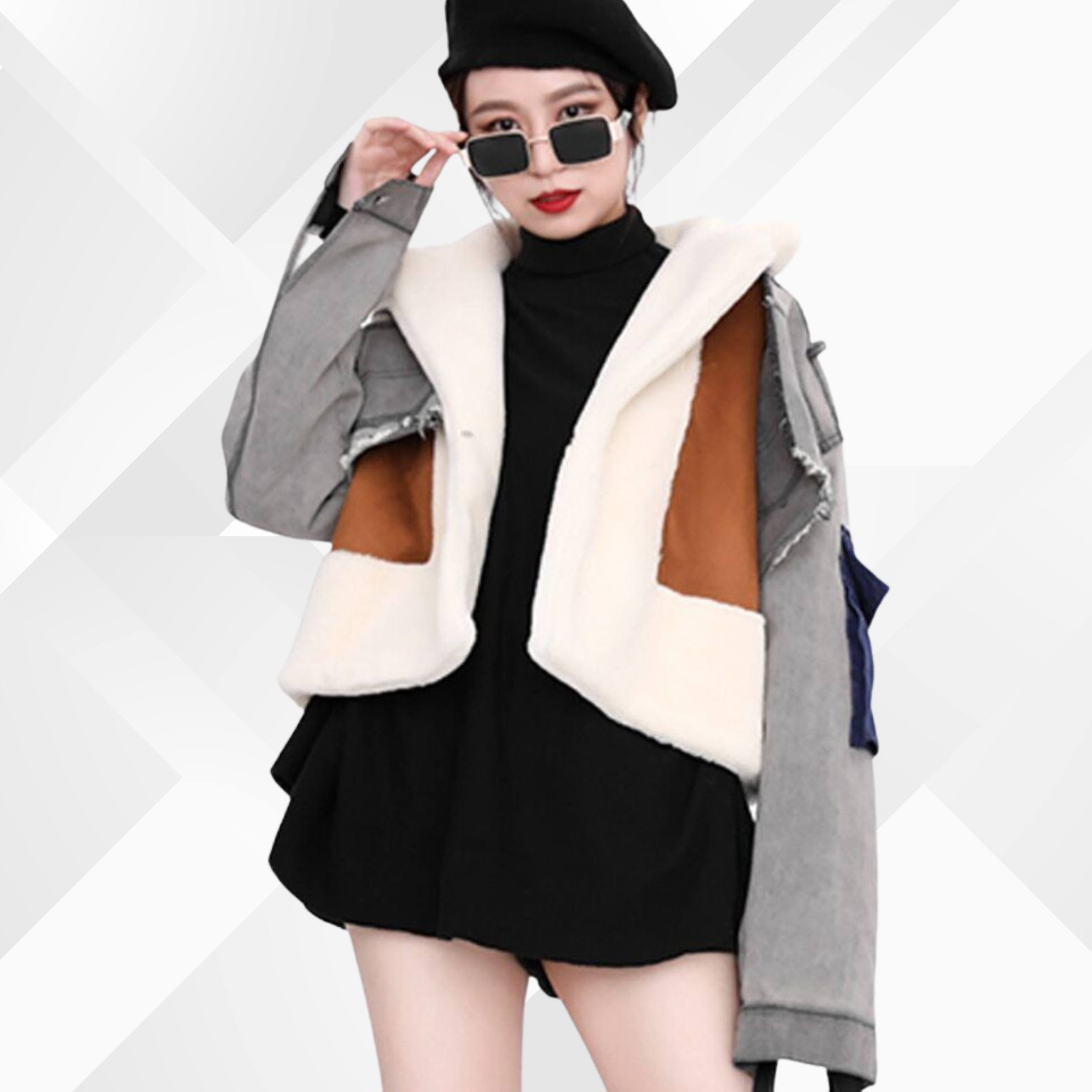 Letty – Patchwork-Jacke und Stoff - Image 2