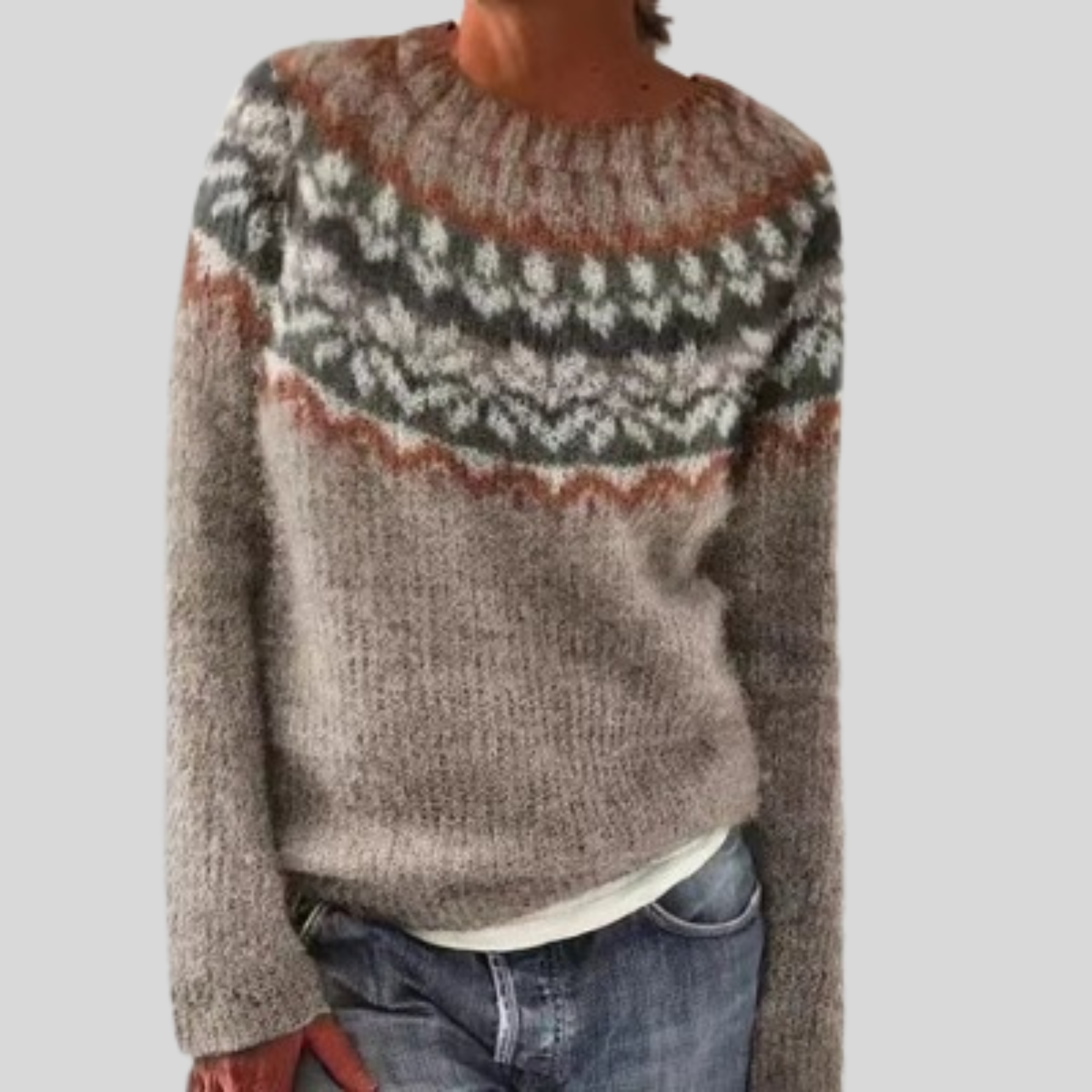 Vanessa – Unik-Pullover mit Print