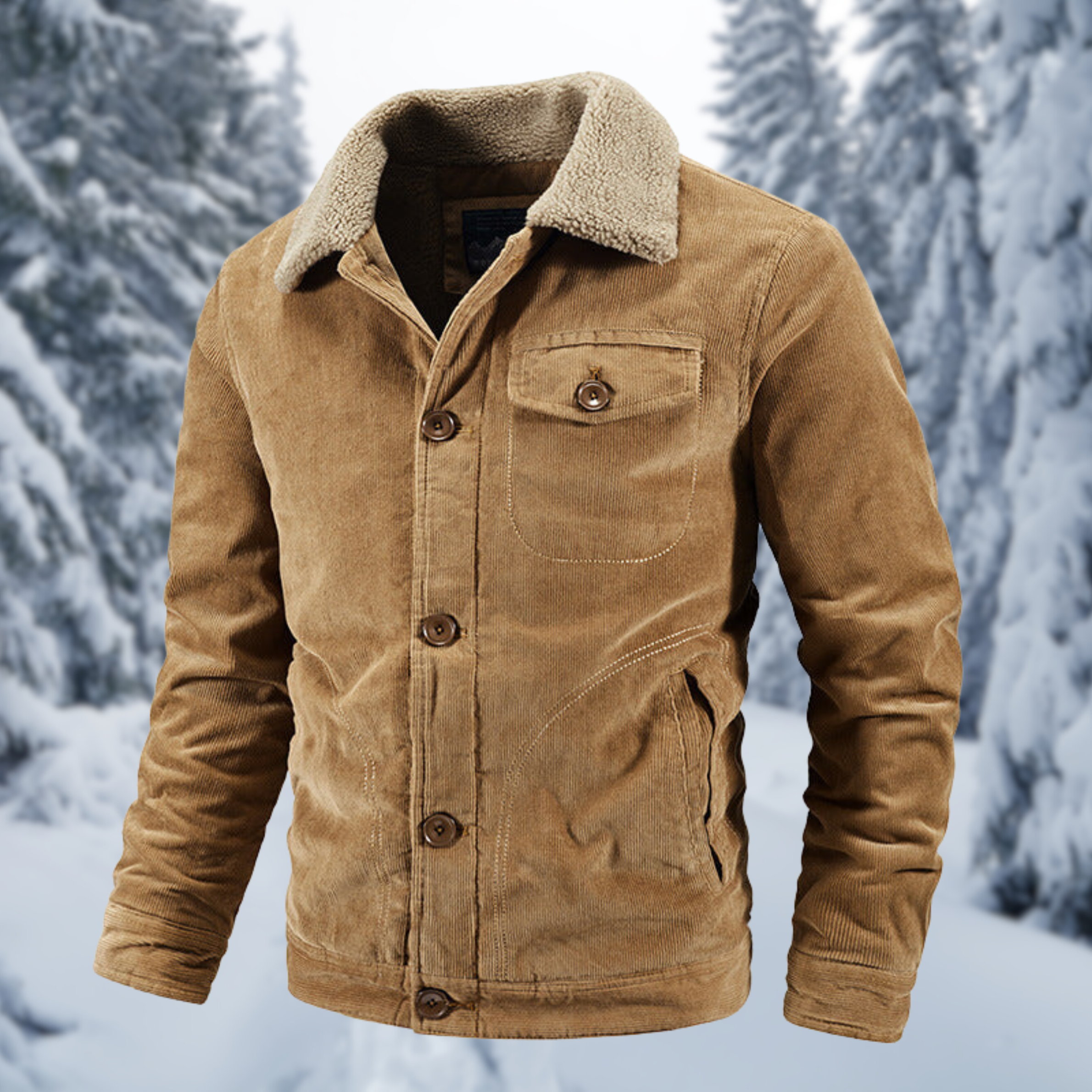 Frank - Vinterfrakke mit Pelikan und Militärstil - Image 4