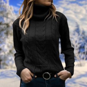 Agnes - Rullekrave Pullover