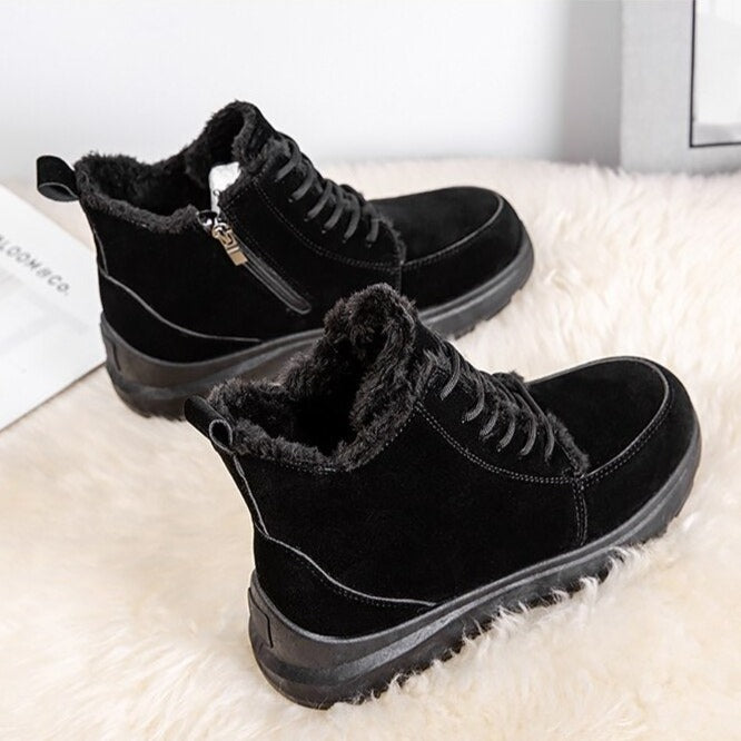 Cordelia - Damestøvler i imiteret ruskind - Image 2