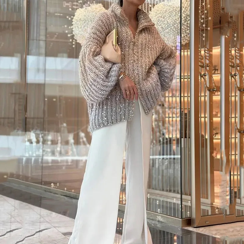 Lucille – Stilfuld Glitzerpullover - Image 2