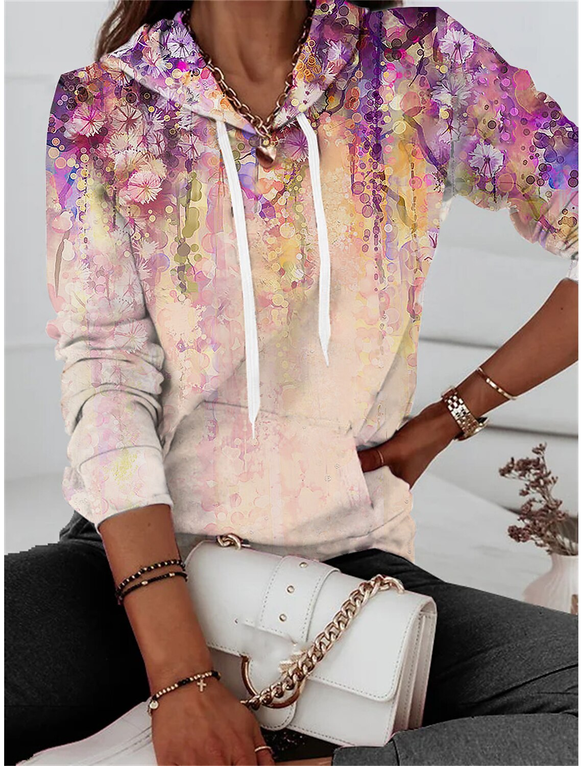 Lindy - Mode-Hättetrøje