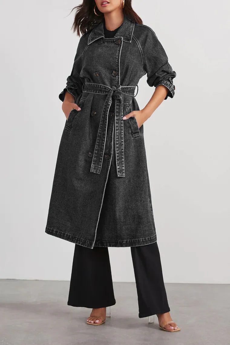 Hazel - Denim-Jacke mit Fransen - Image 8