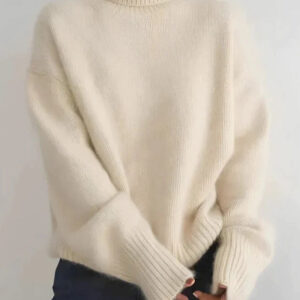 Thelma – Cashmere-Trøje mit Rullkrave