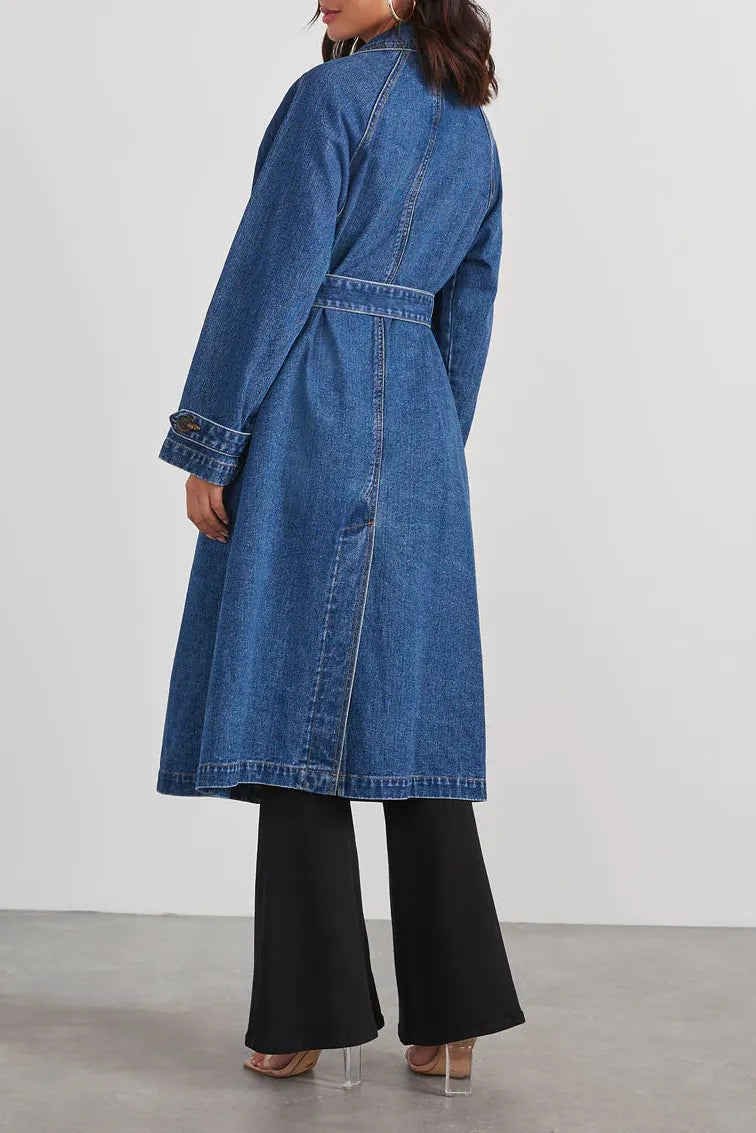 Hazel - Denim-Jacke mit Fransen - Image 7
