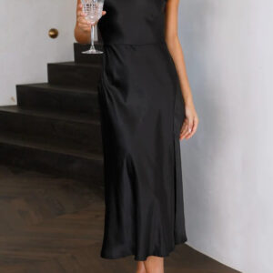 Eliza - Eleganter Slik-Kjole